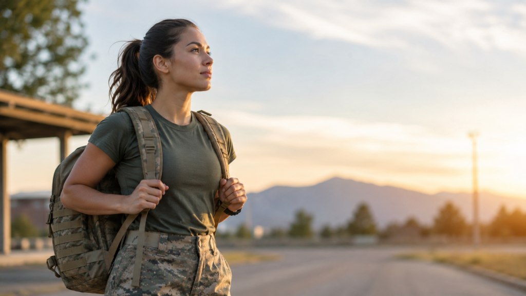 Military fitness after postpartum recovery