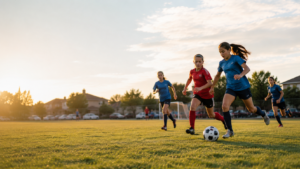 Young athletes training during a growth spurt with changes in coordination and movement.