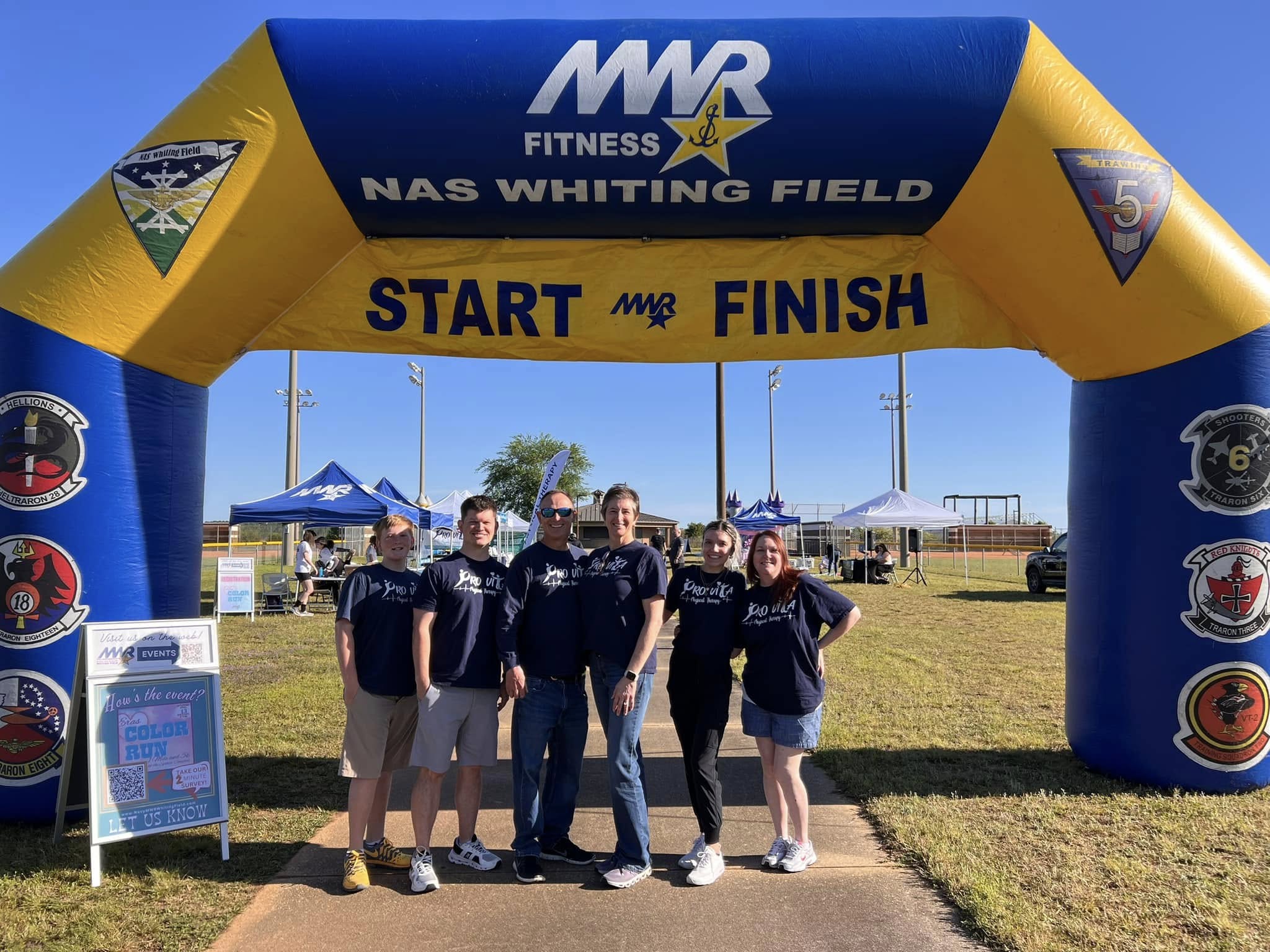 Pro Vita Physical Therapy team at a community event